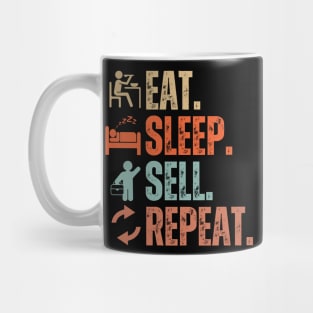 Eat Sleep Sell Repeat Mug